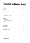 Fielder User Manual Fielder User Manual