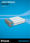 DLink DSL502T Manual - AuNix Internet and Telecom