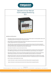 Operation & User Manual Earth Leakage Monitoring Iso-1