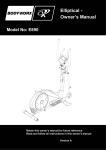 BodyworX E890 Elliptical Trainer