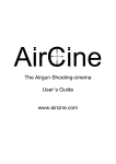 The Airgun Shooting-cinema User´s Guide www.aircine.com