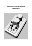 ABSOLARE Push-Pull Amplifier User Manual