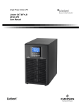 Liebert GXT MT+LB 6KVA UPS User Manual