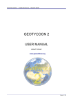 GeoTycoon User Manual