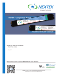 380VDC 6-Lamp Ballast Retrofit Installation and User`s Manual