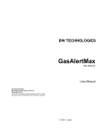 GasAlertMax Manual