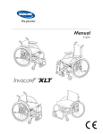 User Manual Invacare XLT