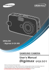 Samsung Digimax U-CA501 User`s Manual