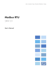 SRW01 - Communication ModBus-RTU