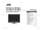 JVC DT-V24L1DU 24 inch Multi-Format LCD Monitor user manual