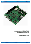 Development KIT for TM1 GSM/GPRS module