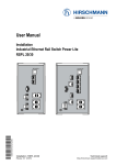 Installation: Industrial Ethernet Rail Switch Power Lite RSPL 20/30