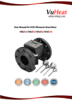 User Manual for VHU Ultrasonic Heat Meter