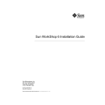 Sun WorkShop 6 Installation Guide