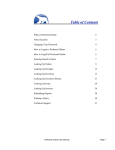 Table of Contents - Preferred Freezer Services