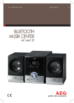 BLUETOOTH MUSIK CENTER - produktinfo.conrad.com