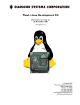 Flash Linux Development Kit - Diamond Systems Corporation