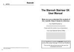 Stairiser SX user manual 06.01.12.pub