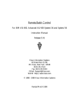 RBC/400 Release 5.0 Manual - Kisco Information Systems
