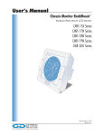 Chassis Monitor RackMount User`s Manual for 15" 17" 18" 19" 20