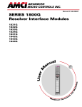 1800Q  manual - Advanced Micro Controls Inc