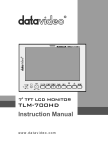 TLM-700HD Instruction Manual