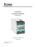 SE-601 DC Ground-Fault Monitor Manual Rev 2-B-073014