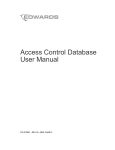 Access Control Database User Manual