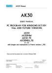 AK30 and AK30Mini programs` manuals