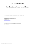 Flow Impedance Measurement Module