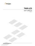 TWR-LCD User`s Manual