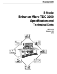 8-Node Enhance Micro TDC 3000 Specification and Technical Data