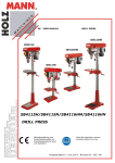 sb4115h/sb4115n/sb4116hm/sb4116hn drill press