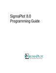 SigmaPlot® 8.0 Programming Guide