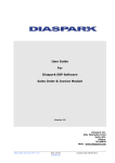 User Guide For Diaspark ERP Software Sales Order
