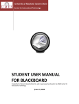 Blackboard Student Instructions