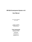 SR192A Development System v4.0 User Manual