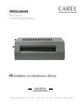 Installation and Maintenance Manual