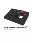 Showstopper 3 Consolette Manual 1.0