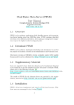 Peak-Finder Meta Server for ChIP-Seq Data Analysis, User Manual