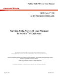 NuTiny-SDK-NUC123 User Manual
