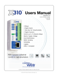 X-310 Users Manual