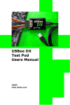 USBee DX Test Pod Users Manual