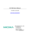 UC-7402 User`s Manual