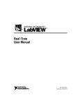 LabVIEW Real-Time User Manual