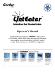 Linteater Dryer Vent Cleaning Kit User Manual