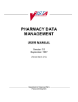 pharmacy data management user manual