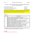 Homework 3: Design Constraint Analysis and Component Selection