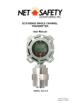 ECO-SENSE SINGLE CHANNEL TRANSMITTER User Manual