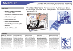 The Gold Standard for accurate Pulmonary Gas Exchange analysis